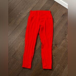 Lululemon HR Align leggings in orange size 8 7/8 length